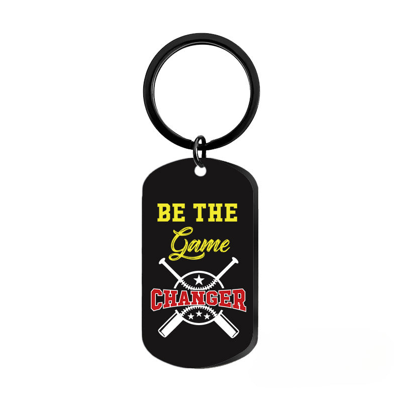 Wholesale Softball Baseball Sports Metal Keychains